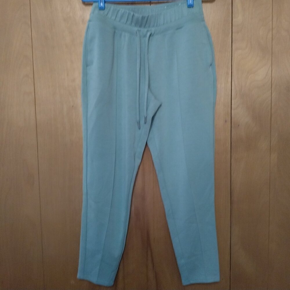 Gaiam Size Small Green Elastic Waist Drawstring Pull On Pants Activewear Casual
